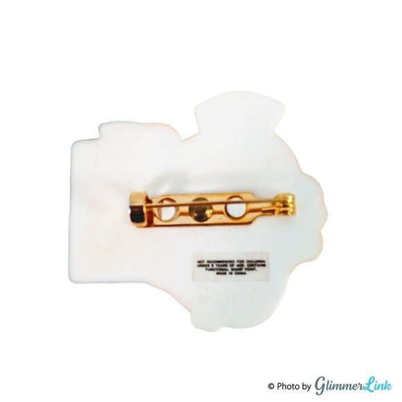 VTG 1983 Nurse Brooch by Enesco "Nurses Are The Cure All" - Picture 3 of 4